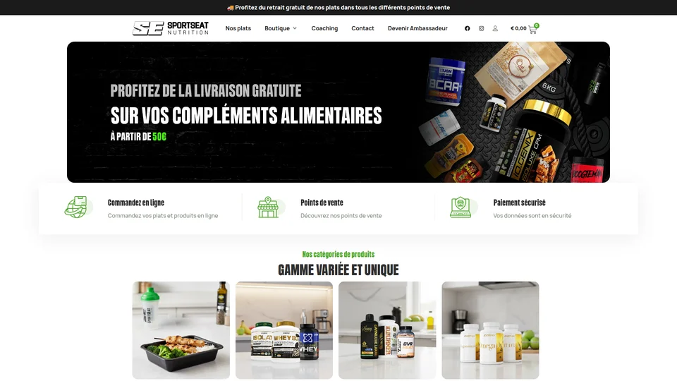 sportseat.be snapshot